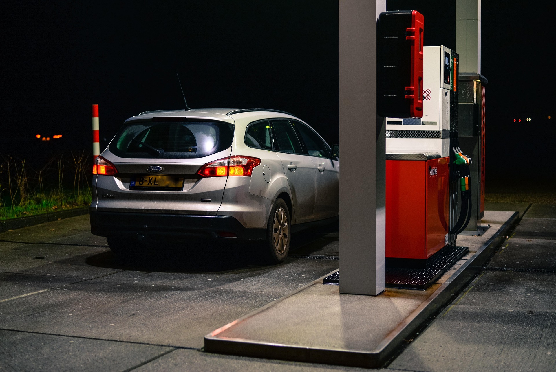 Modern fuel station